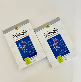 Dalmazin 2ml vial showing dextrorotatory cloprostenol 75 mcg/ml active form